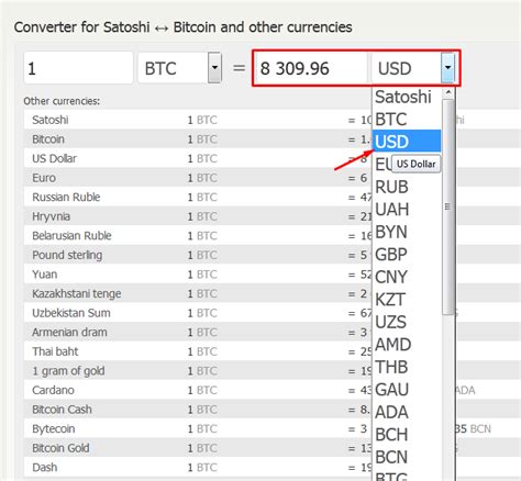 satoshi to usd